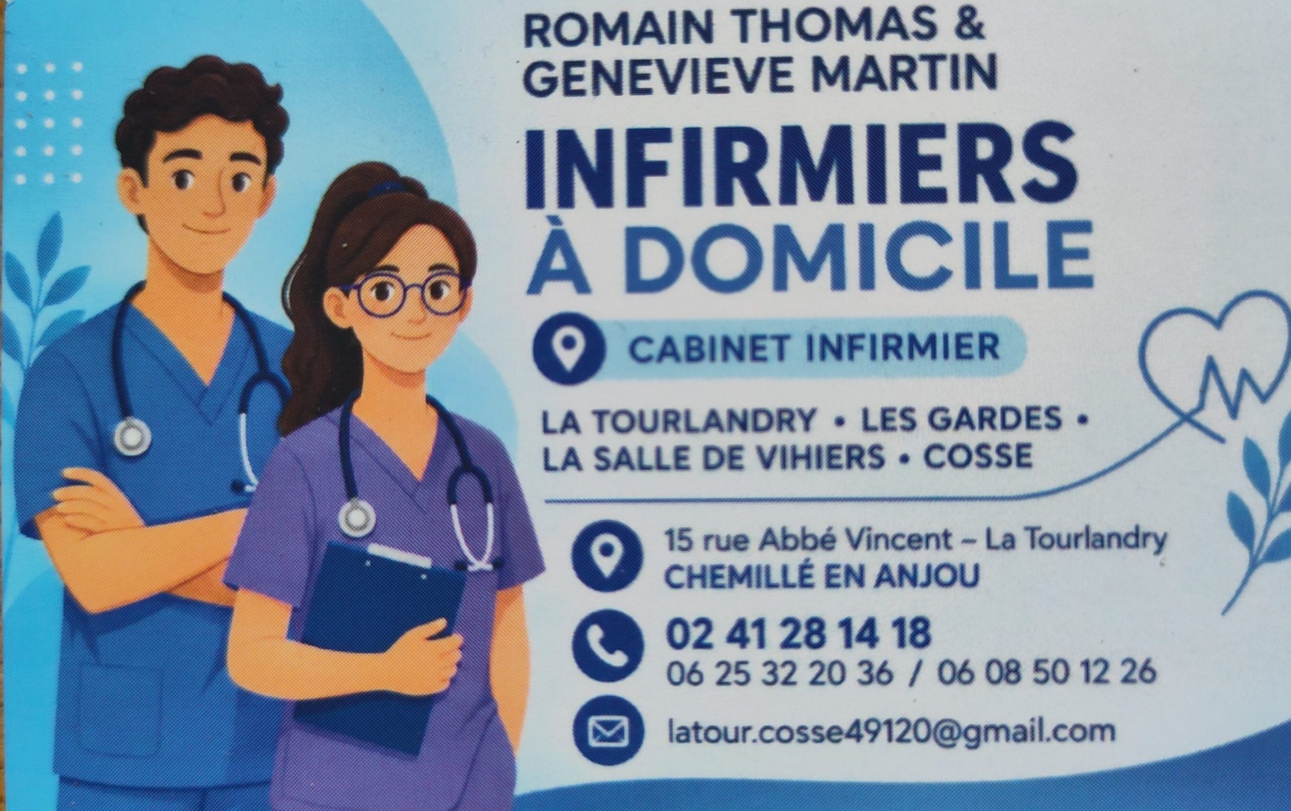 Romain Thomas et Geneviève Martin